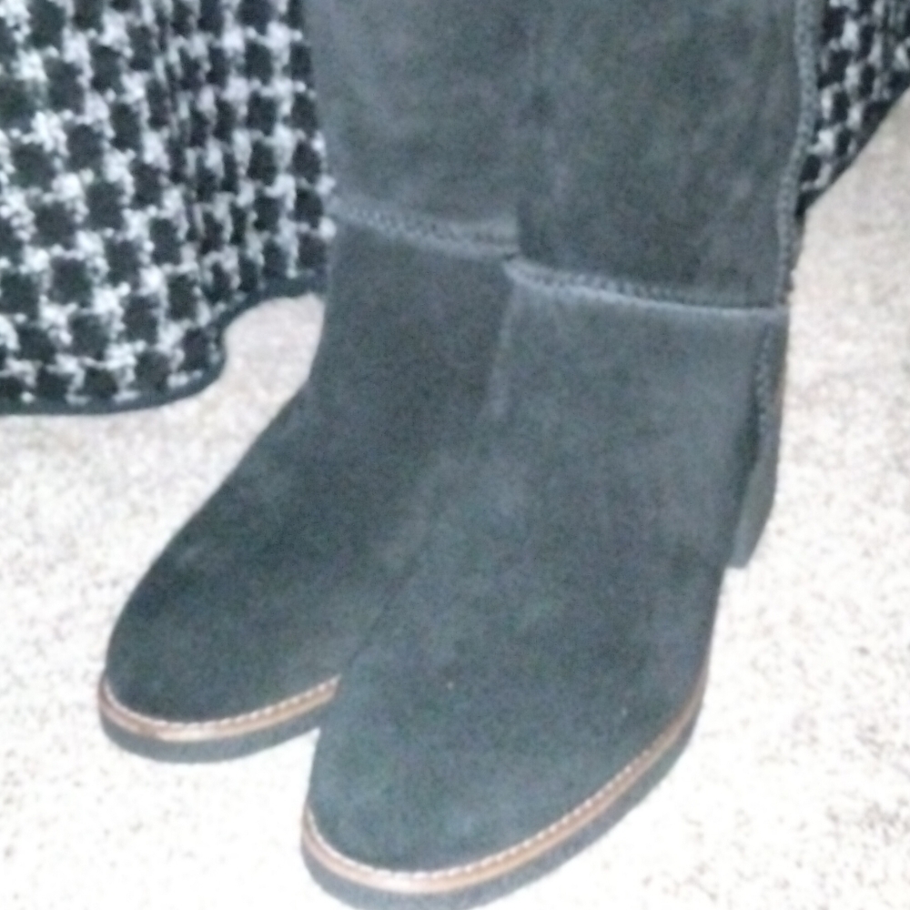 Coach Black Suede Boots